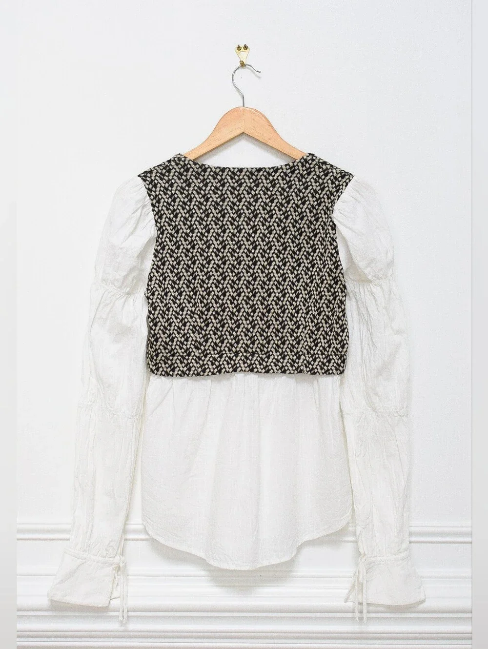 Anthropologie layered jacquard